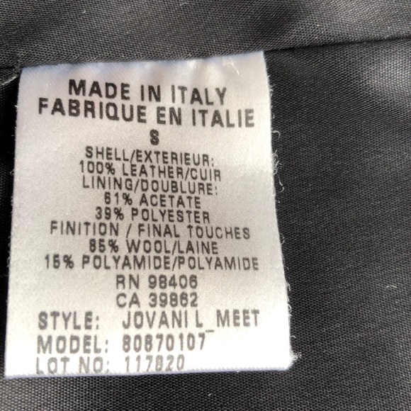 Theory leather jacket - Picture 9 of 11